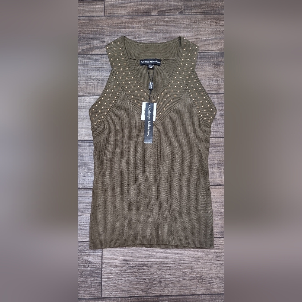 Catherine Malandrino, NWT, size small tank top sweater